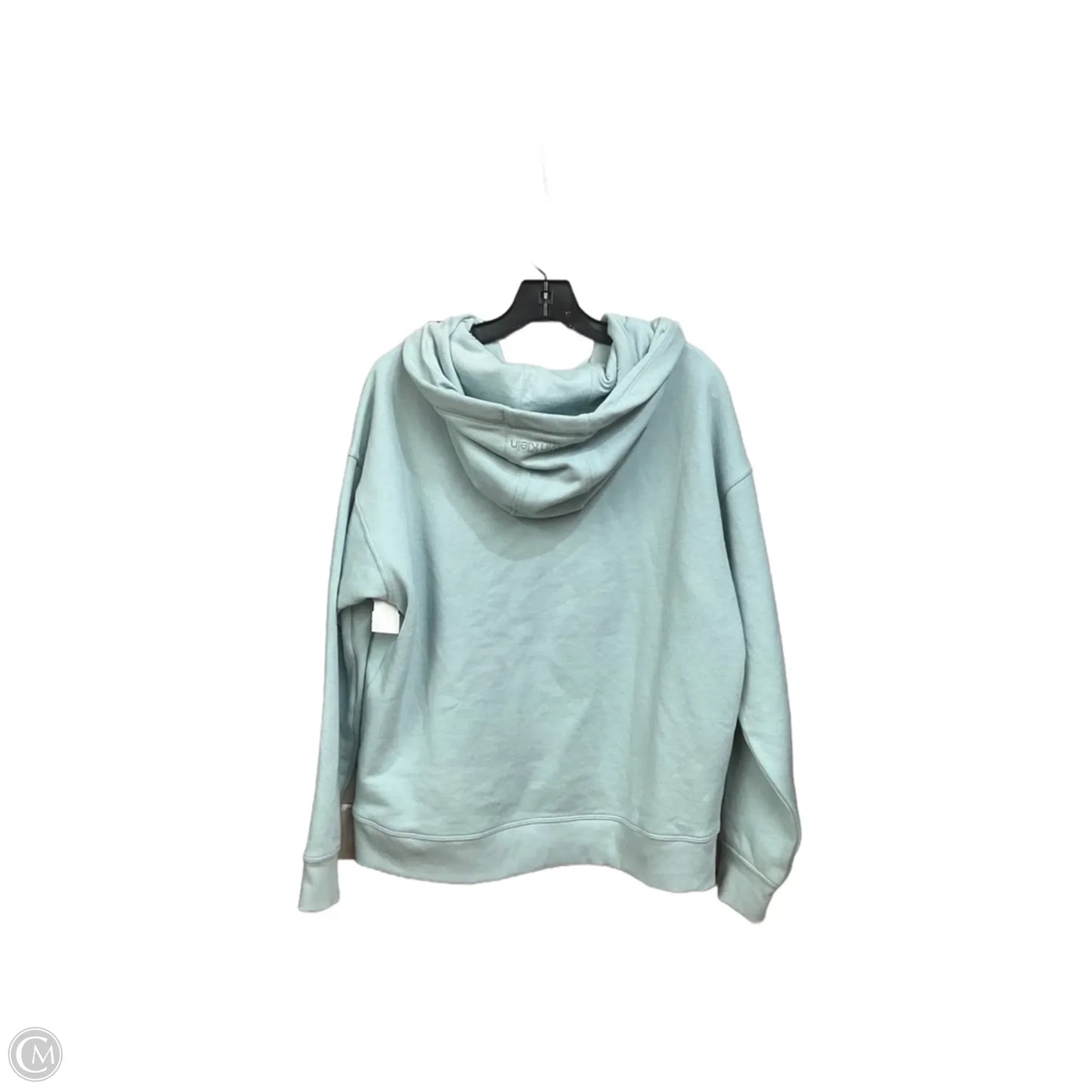 Athletic Jacket By Calvin Klein Performance In Aqua, Size: L