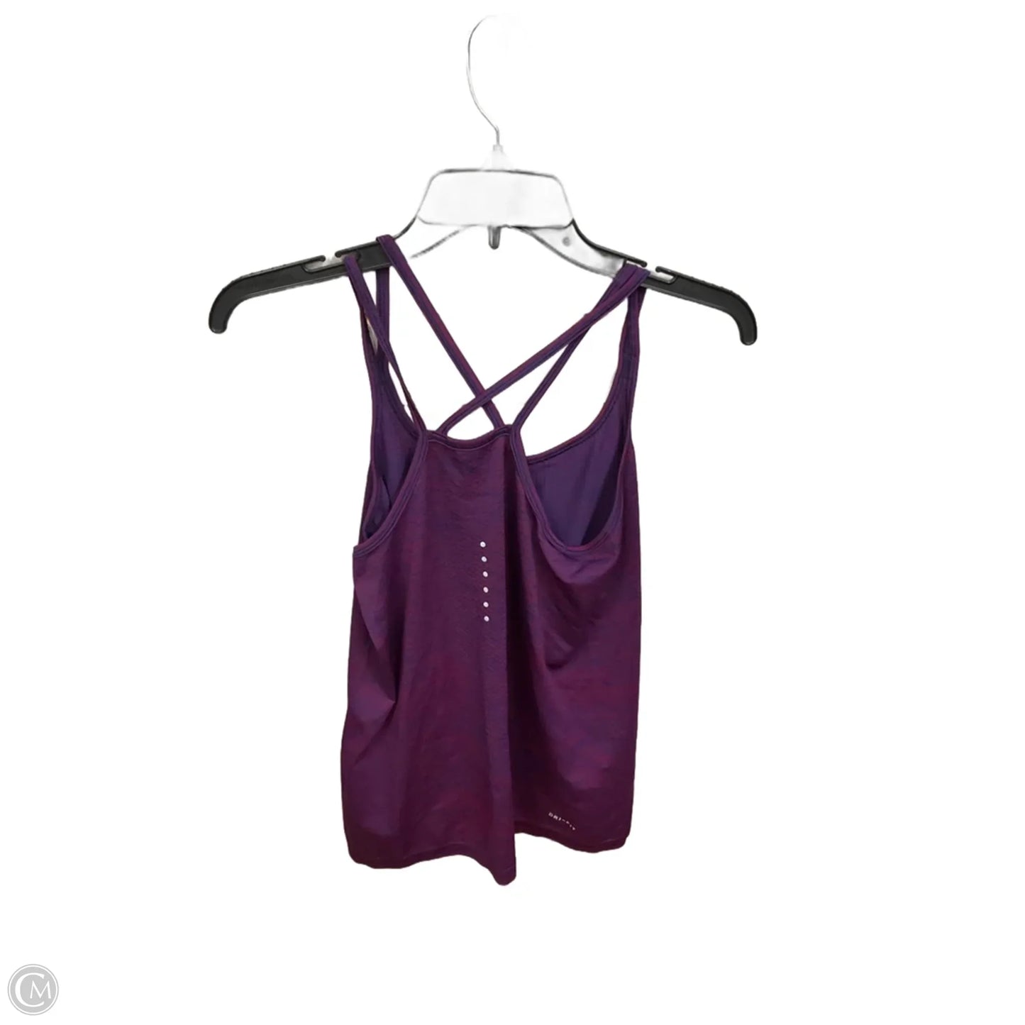 Athletic Tank Top By Nike Apparel In Purple, Size: S
