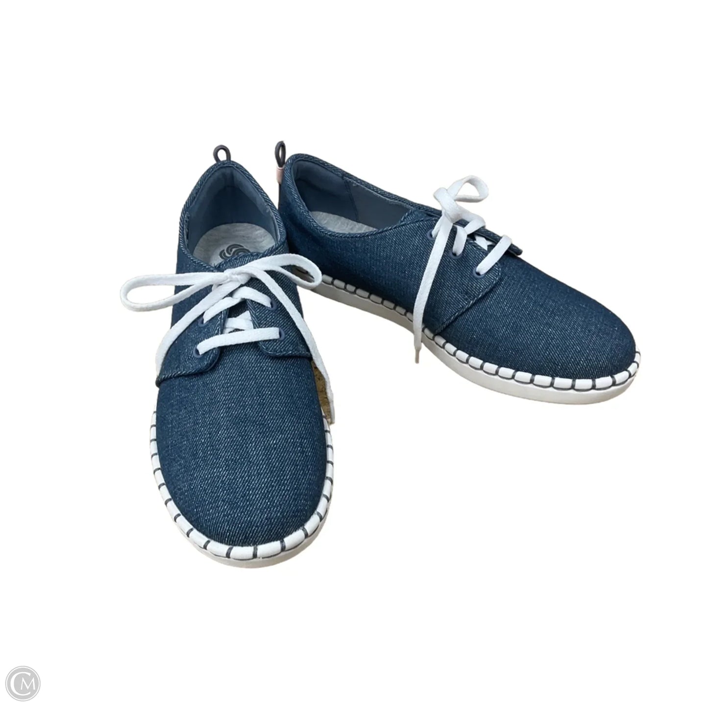 Shoes Flats By Clarks In Blue, Size: 8