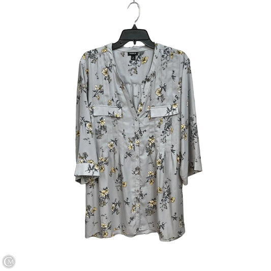 Blouse Long Sleeve By Torrid In Floral Print, Size: 3x