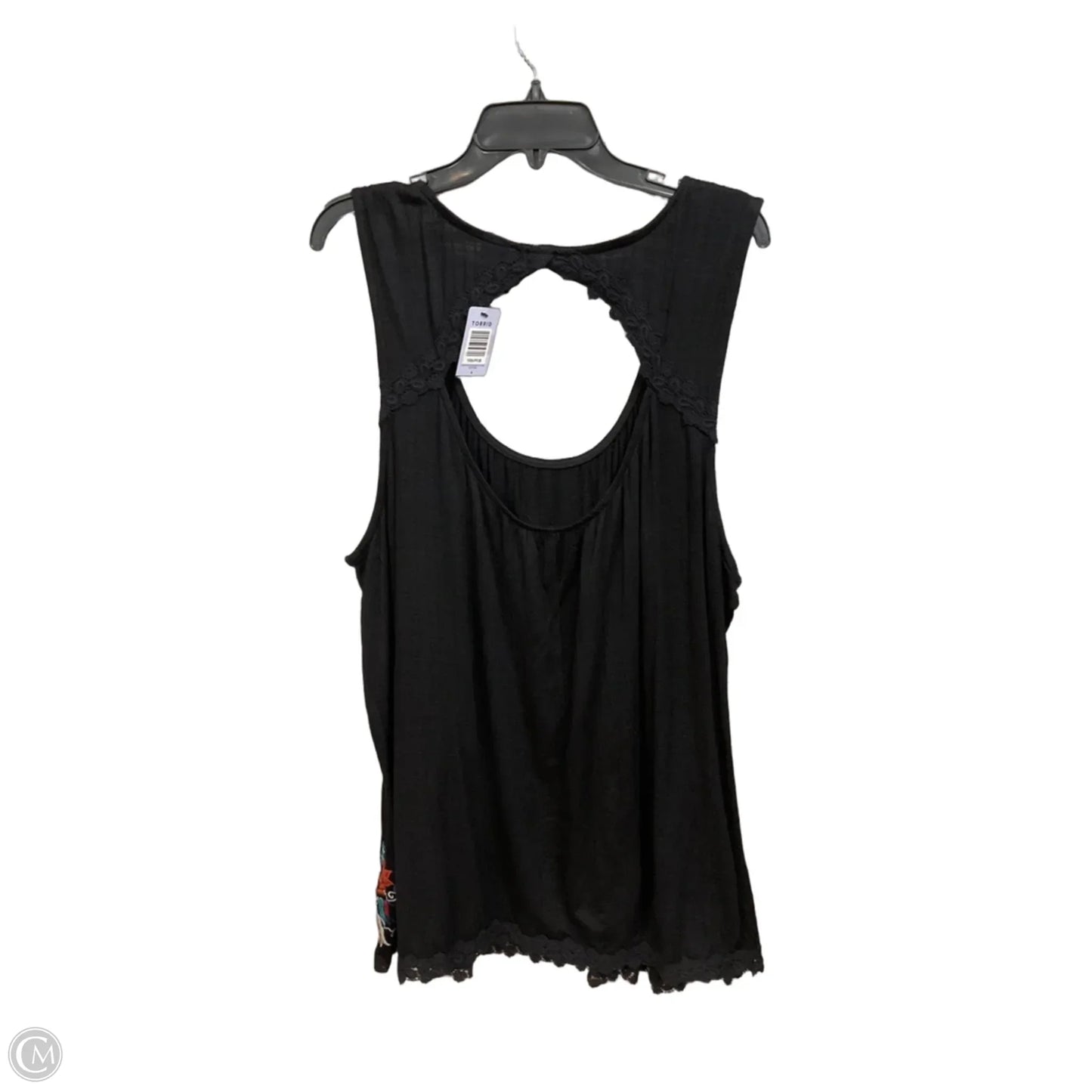 Top Sleeveless By Torrid In Black, Size: 4x