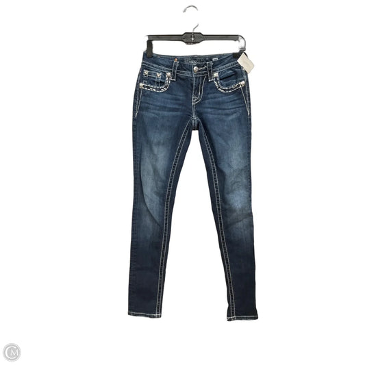 Jeans Skinny By Miss Me In Blue Denim, Size: 0