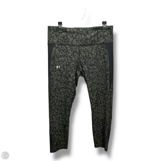 Athletic Leggings By Under Armour In Green, Size: Xl