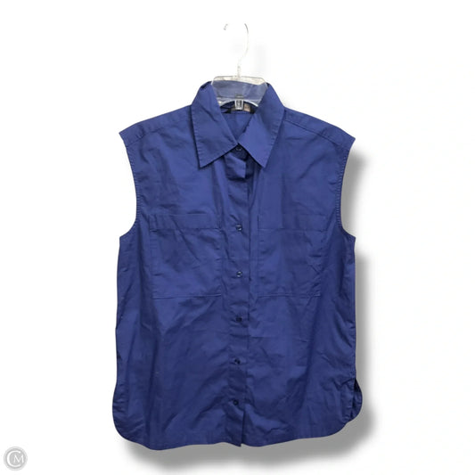 Top Sleeveless By Banana Republic In Blue, Size: Xs