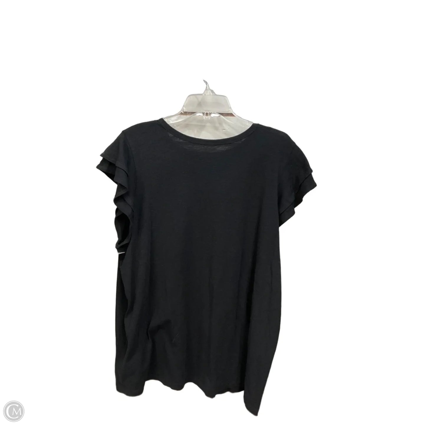 Top Short Sleeve Basic By Torrid In Black, Size: 3x
