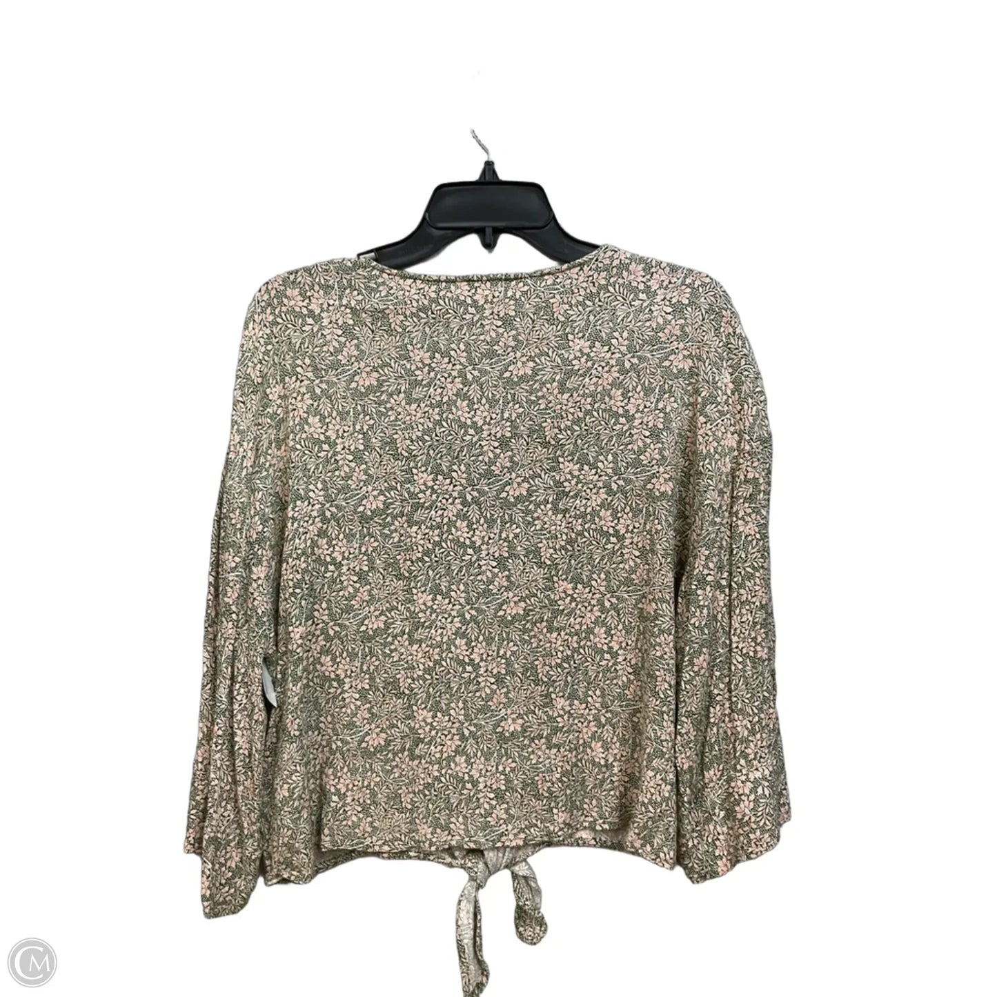 Top Long Sleeve By Tribal In Floral Print, Size: M