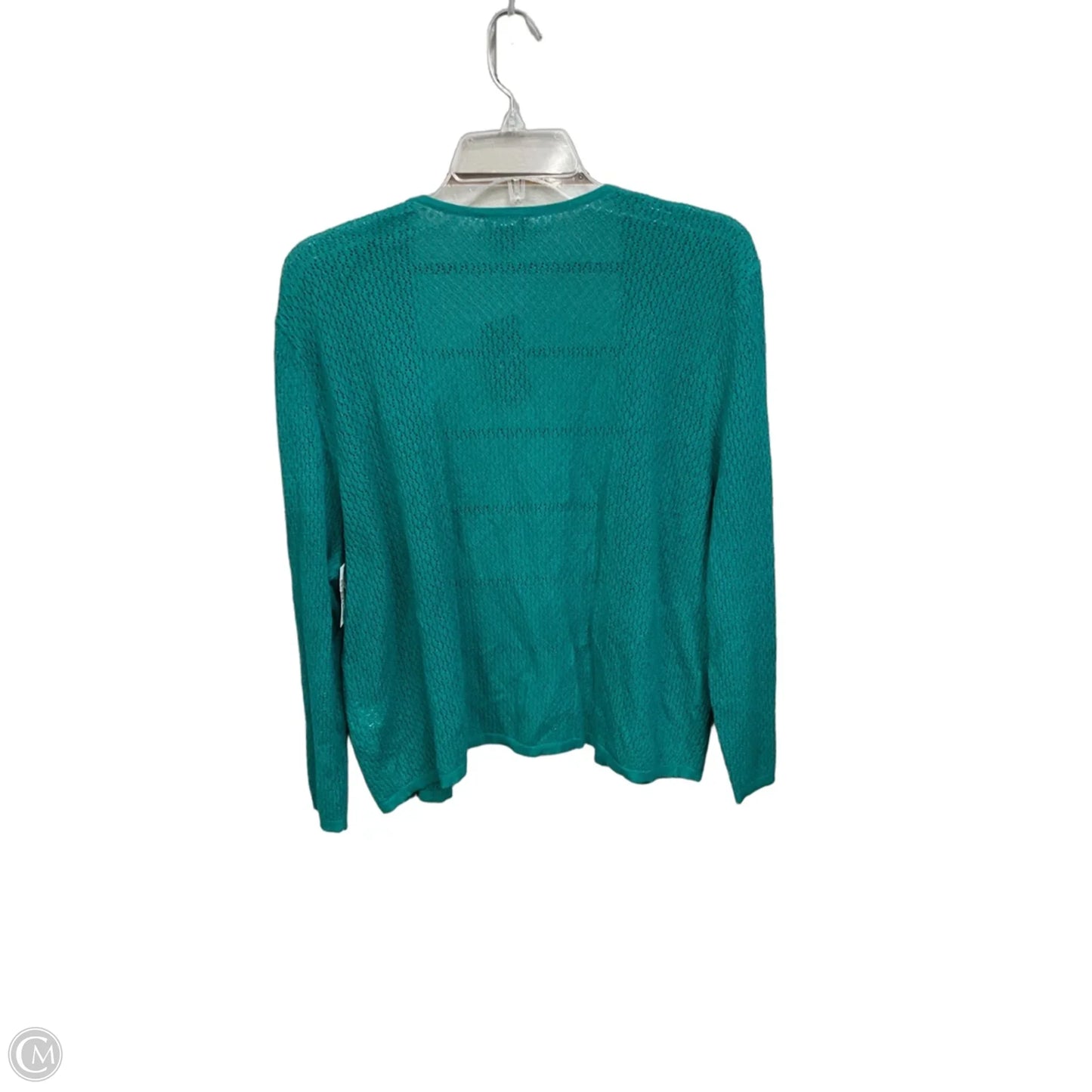 Cardigan By J. Jill In Teal, Size: Xl