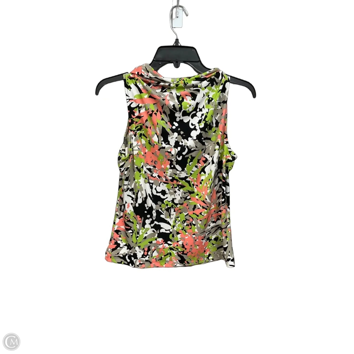 Top Sleeveless By Kasper In Floral Print, Size: S