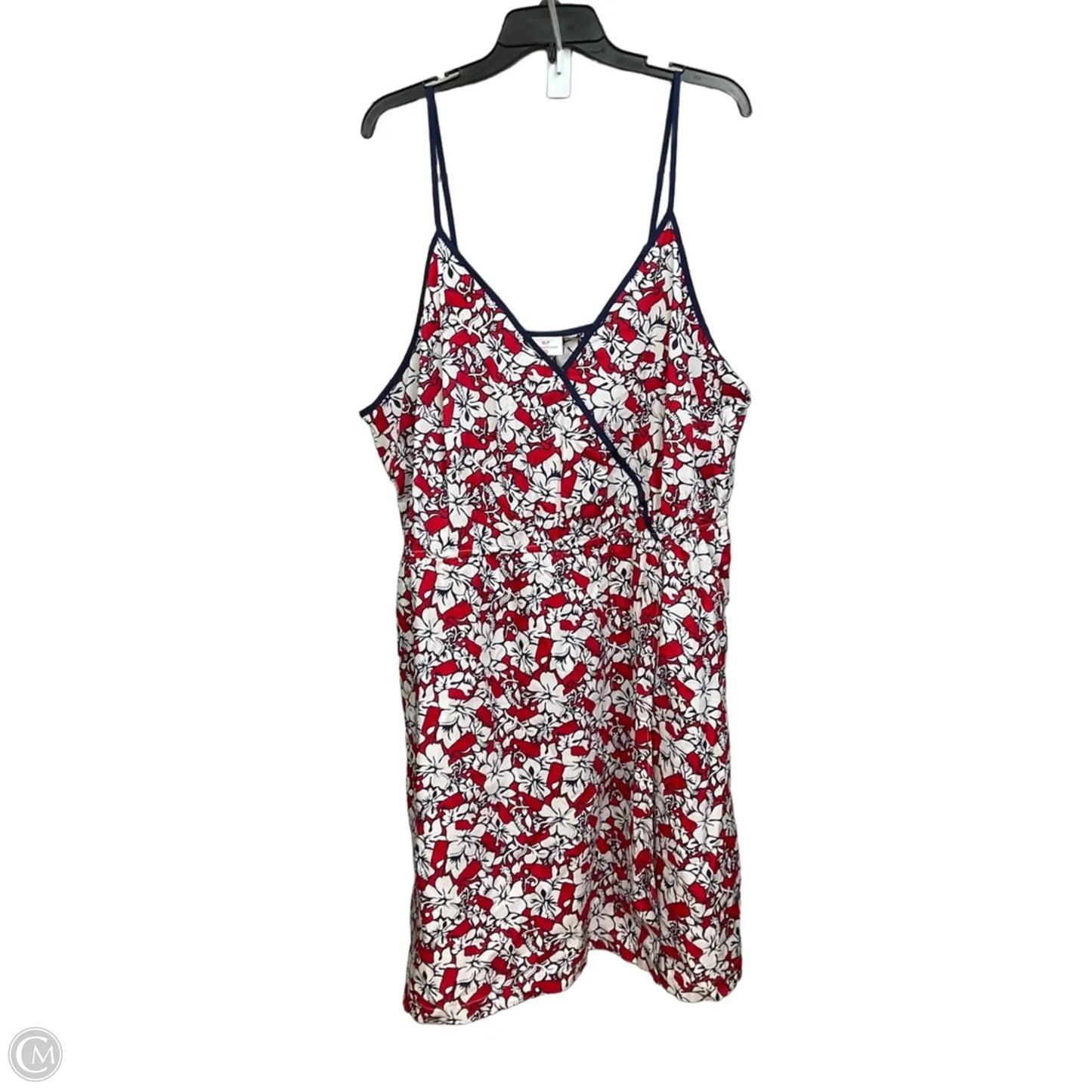 Dress Casual Short By Vineyard Vines In Floral Print, Size: 2x
