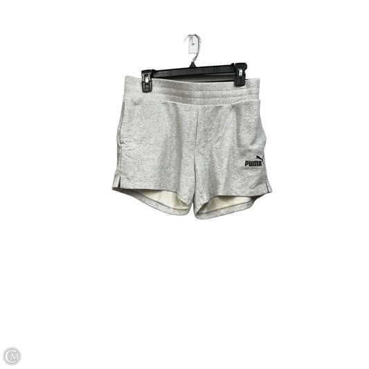 Athletic Shorts By Puma In Grey, Size: L