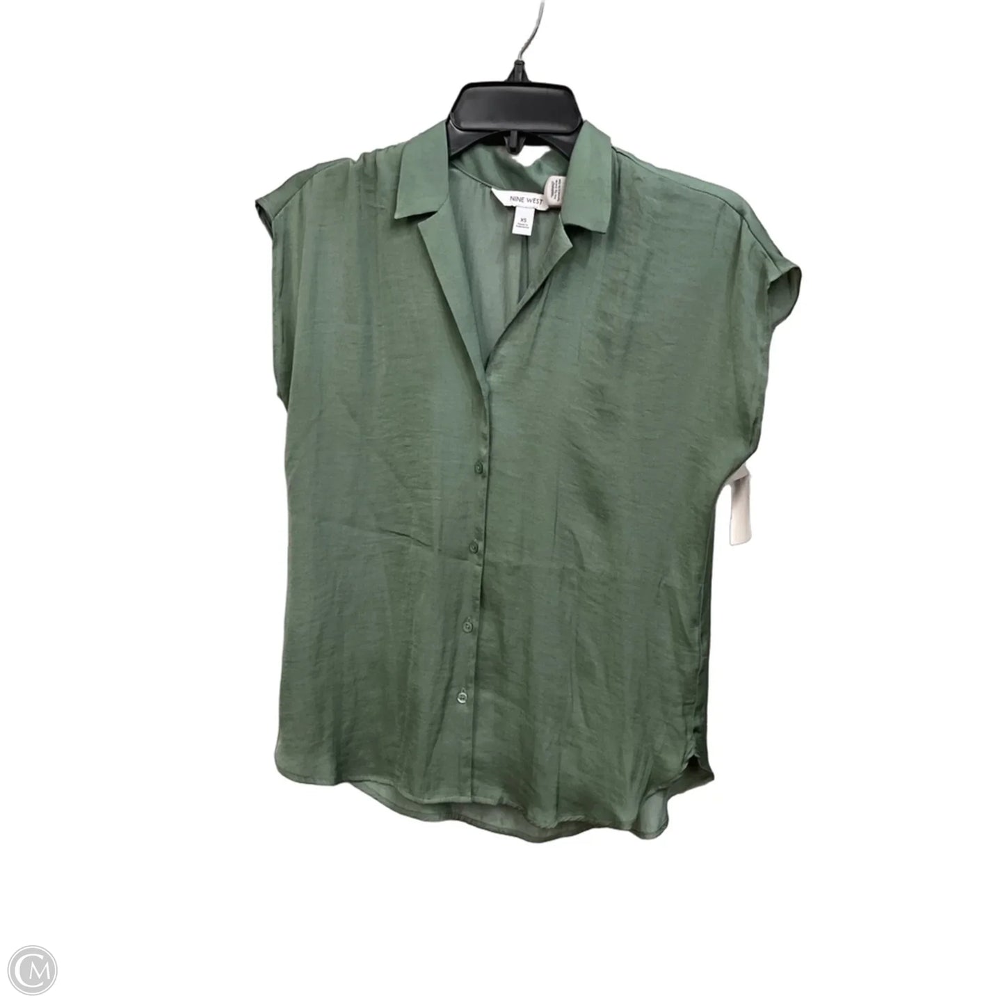 Top Sleeveless Basic By Nine West Apparel In Green, Size: Xs