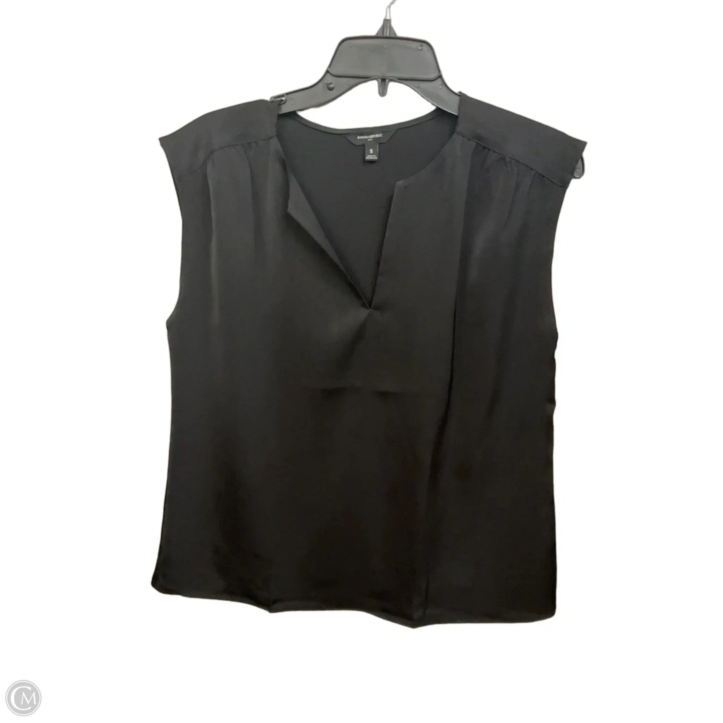 Top Sleeveless By Banana Republic In Black, Size: S