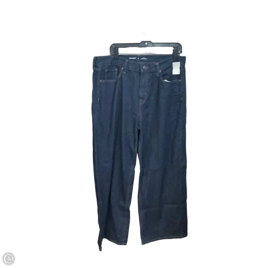 Jeans Wide Leg By Old Navy In Blue Denim, Size: 14