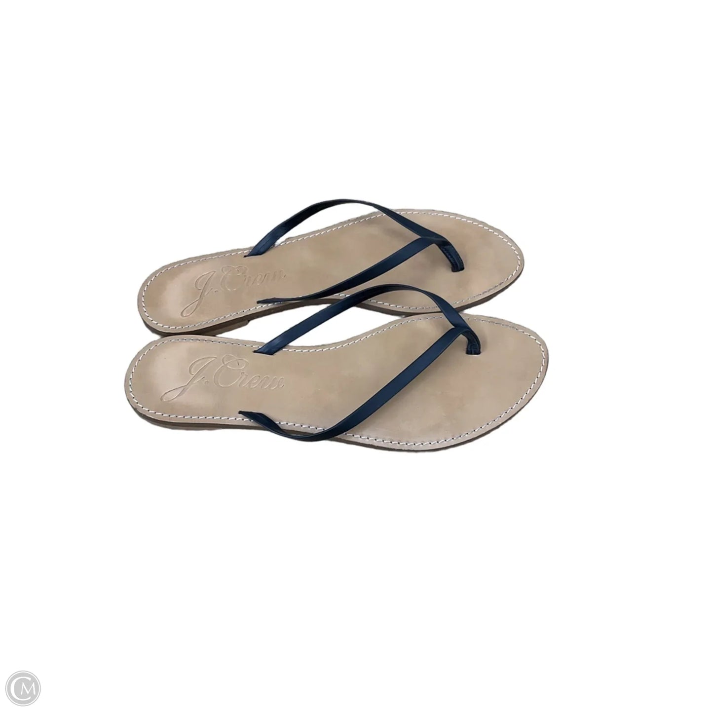 Sandals Flip Flops By J. Crew In Tan, Size: 9.5