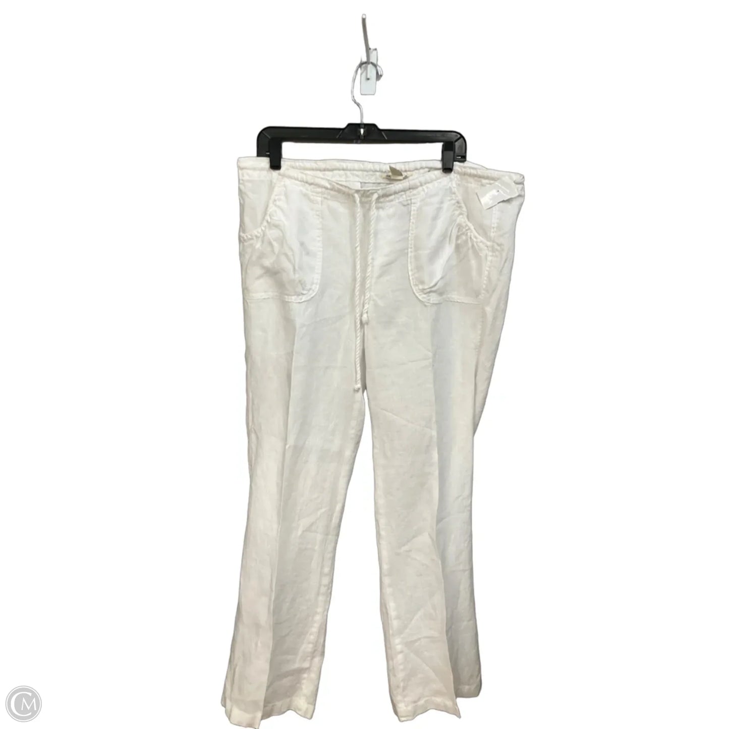 Pants Linen By Lucky Brand In White, Size: 12