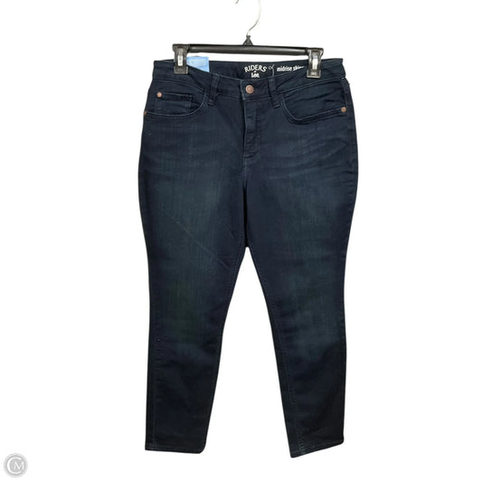 Jeans Skinny By Lee In Blue Denim, Size: 10p