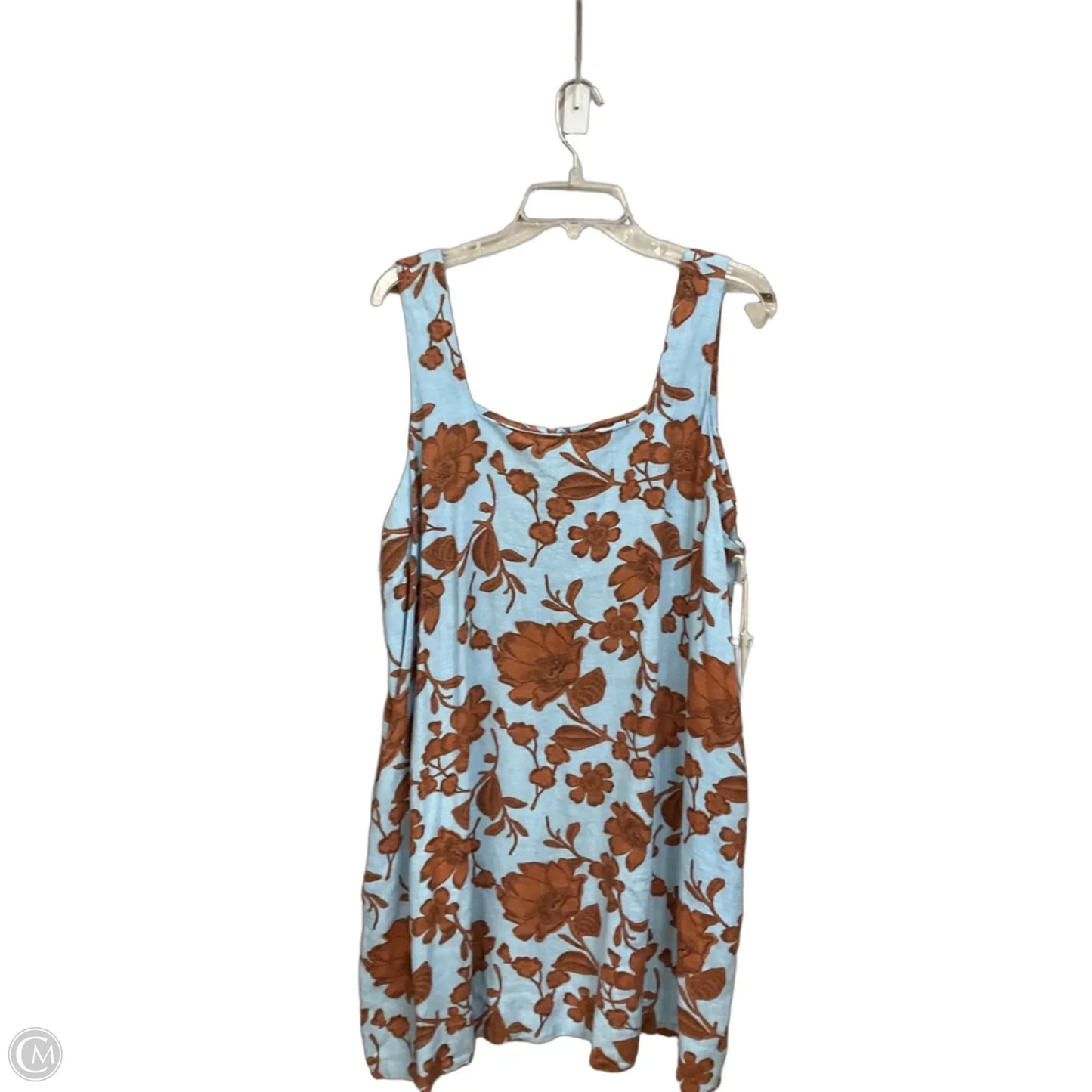 Dress Casual Short By Ana In Floral Print, Size: Xxl