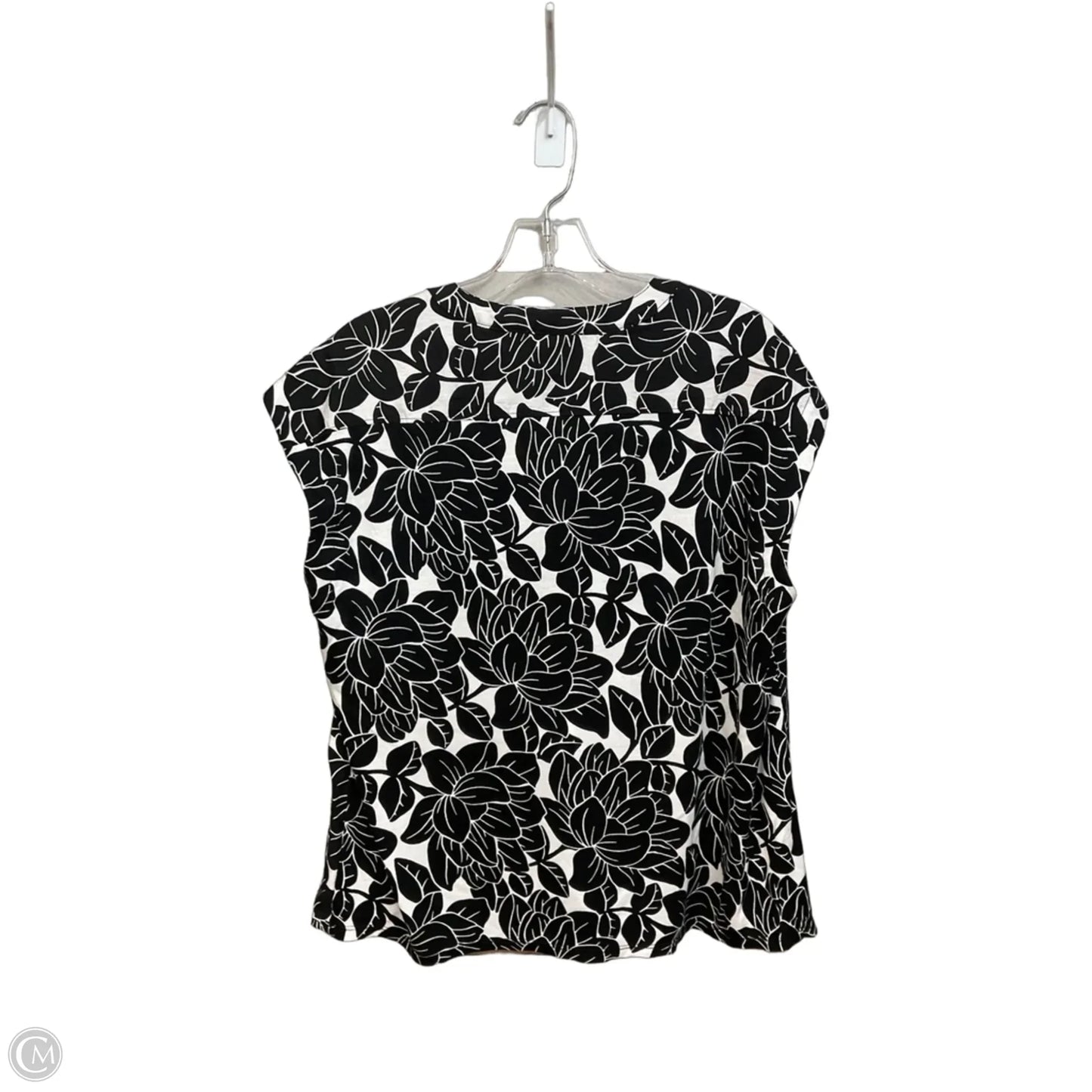 Top Sleeveless By Loft In Floral Print, Size: M