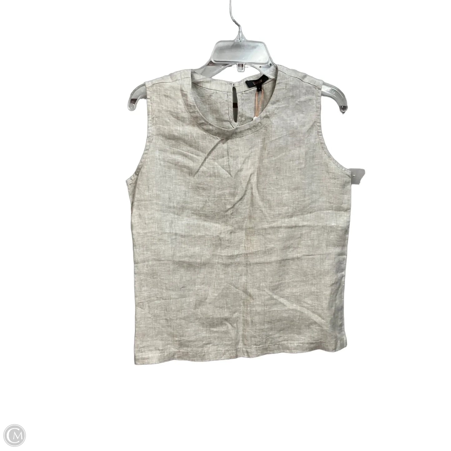 Top Sleeveless By Quince In Taupe, Size: S