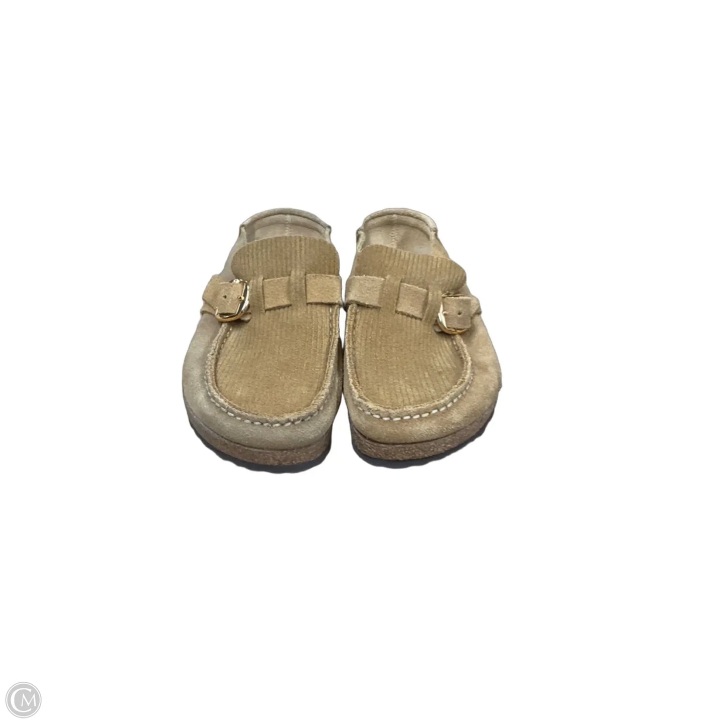Shoes Flats By Birkenstock In Tan, Size: 7
