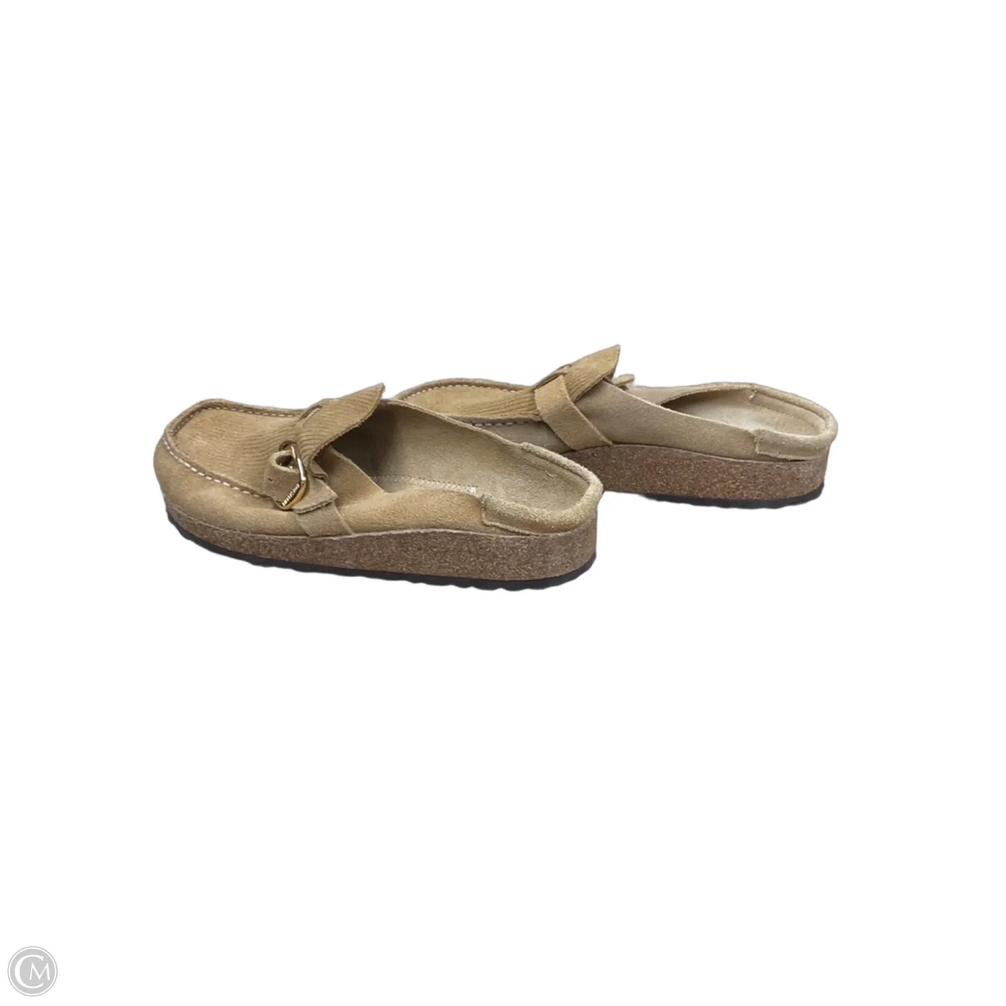 Shoes Flats By Birkenstock In Tan, Size: 7