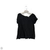 Top Short Sleeve Basic By Eri + Ali In Black, Size: L