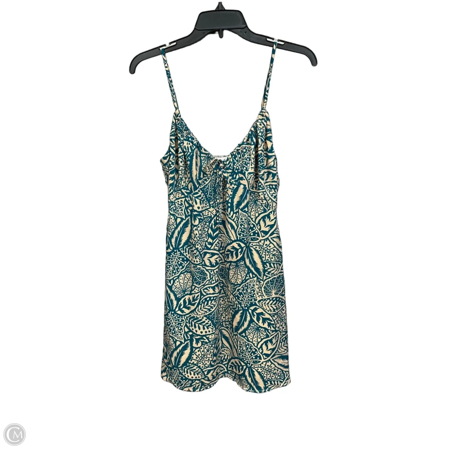 Dress Casual Short By Sienna Sky In Green & Tan, Size: S