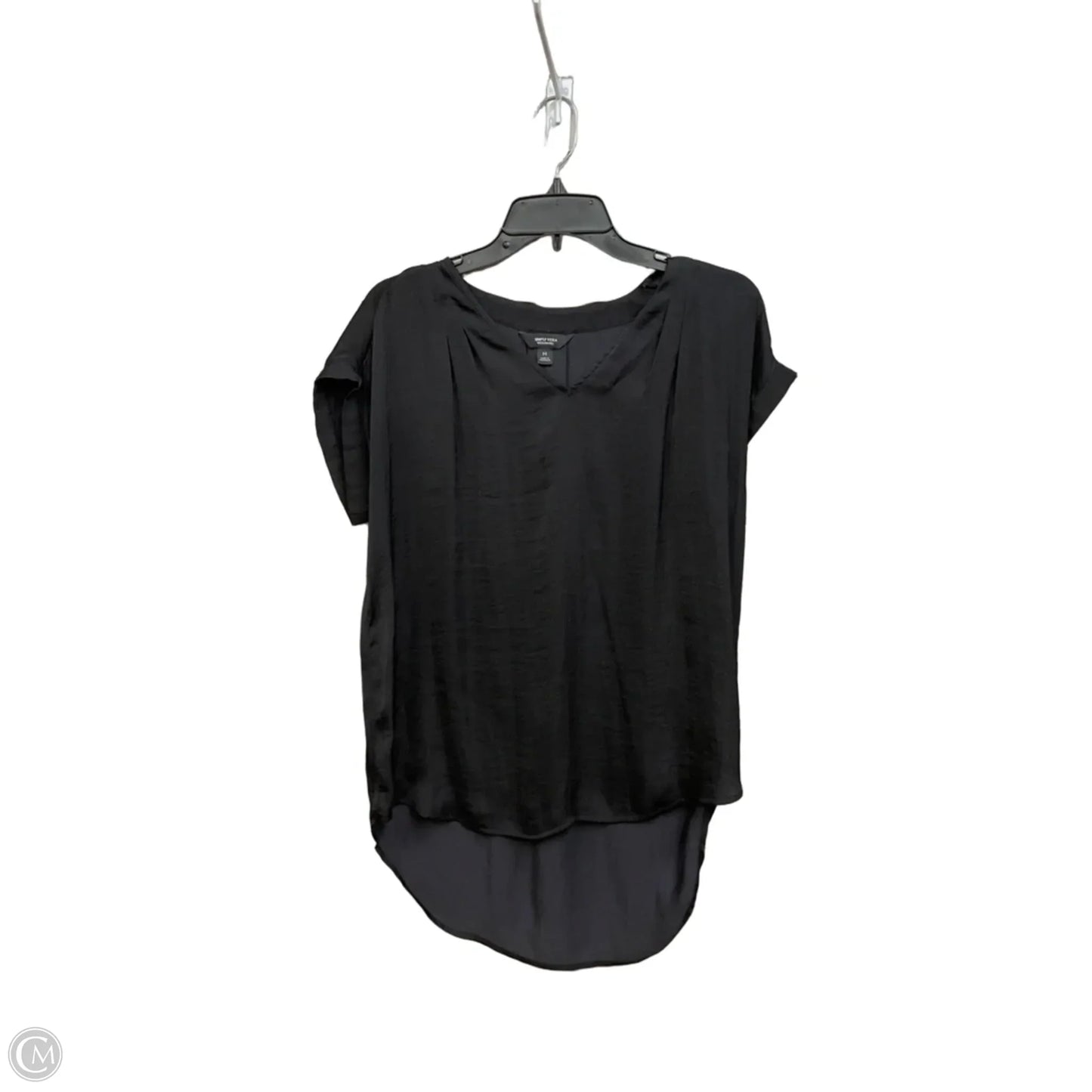 Top Sleeveless By Simply Vera In Black, Size: M