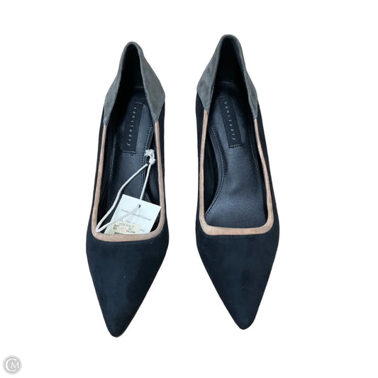 Shoes Heels Kitten By Sanctuary In Black & Green, Size: 7