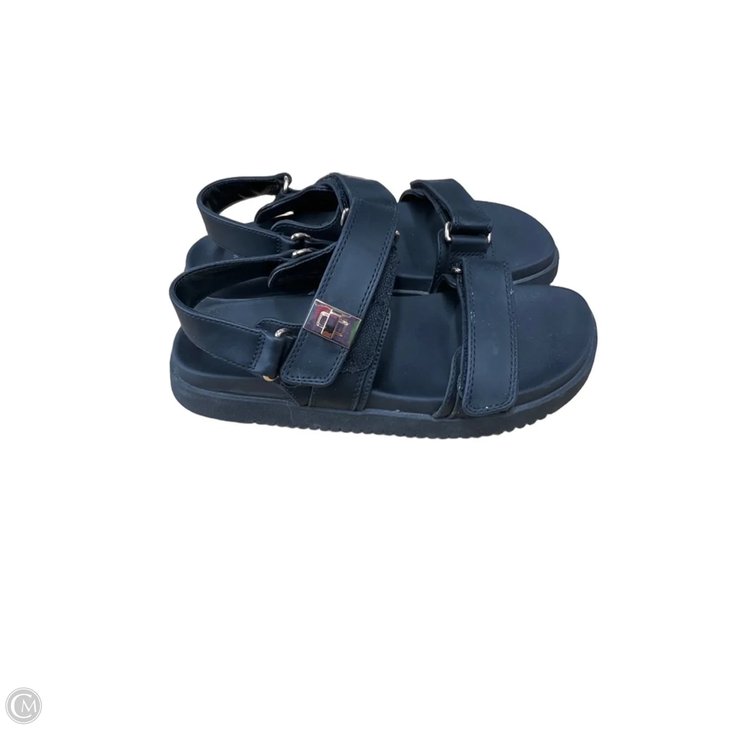 Sandals Flats By A New Day In Black, Size: 7