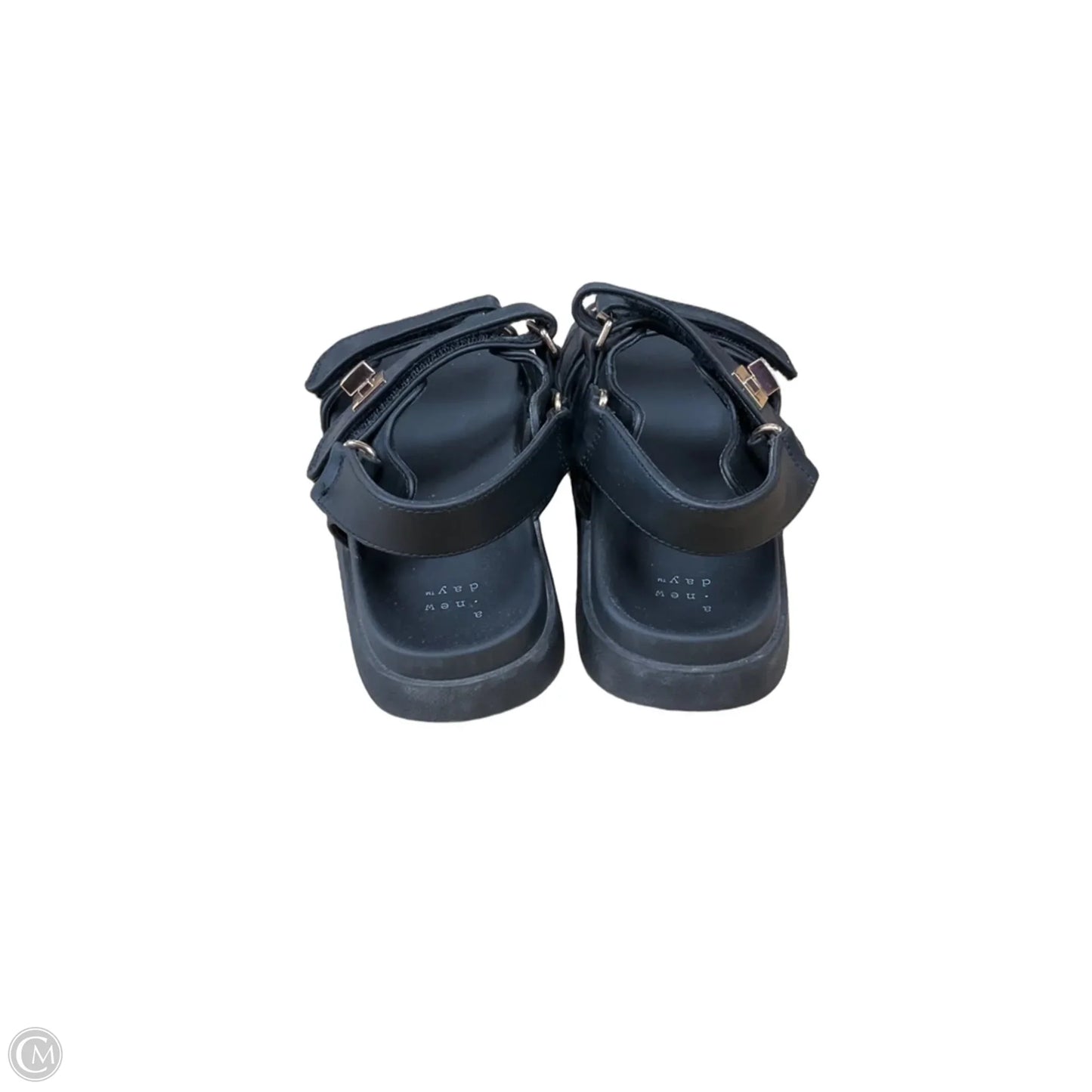 Sandals Flats By A New Day In Black, Size: 7