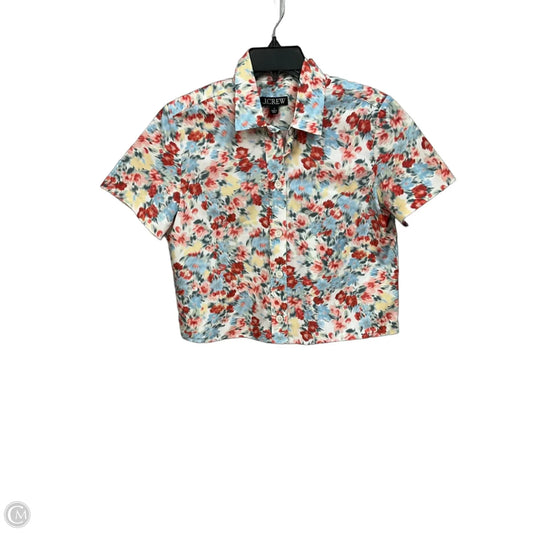Top Short Sleeve By J. Crew In Multi-colored, Size: Xs