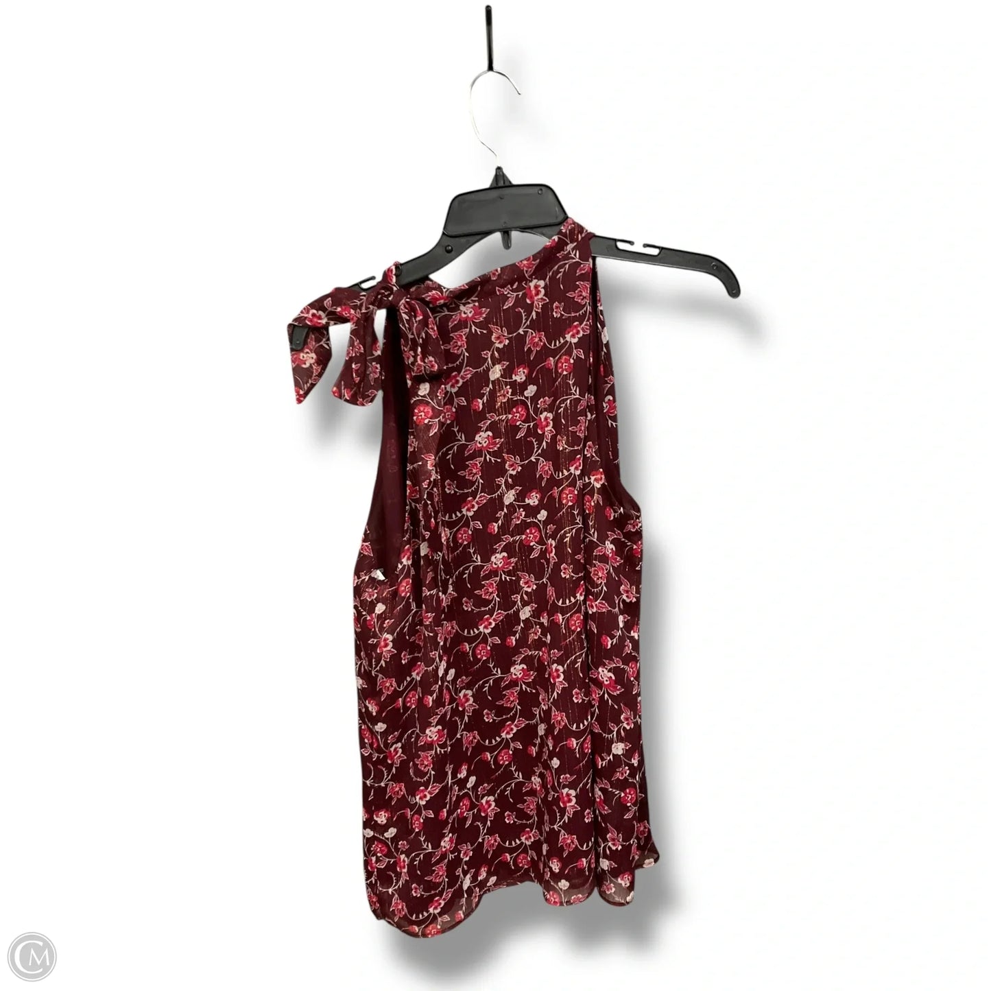 Top Sleeveless By Ann Taylor In Floral Print, Size: M