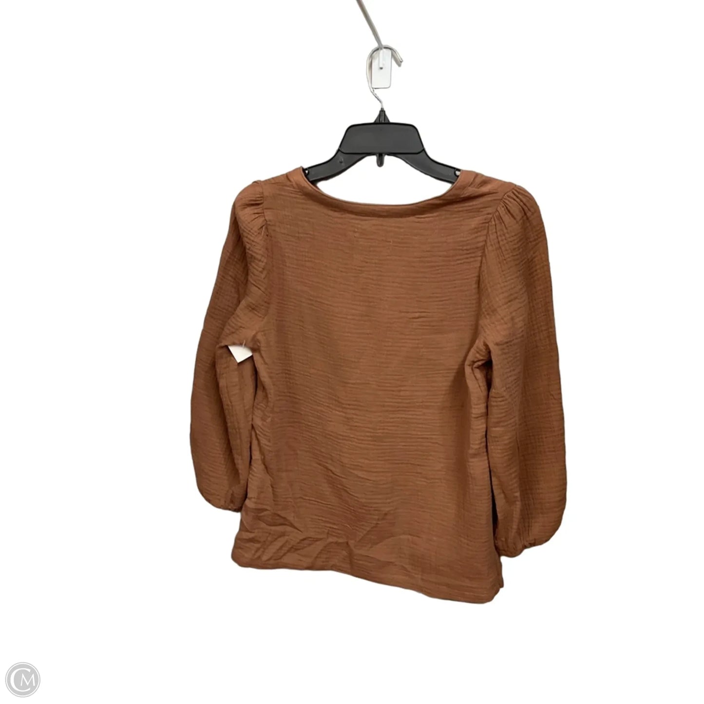 Top Long Sleeve By Marine Layer In Camouflage Print, Size: Xs