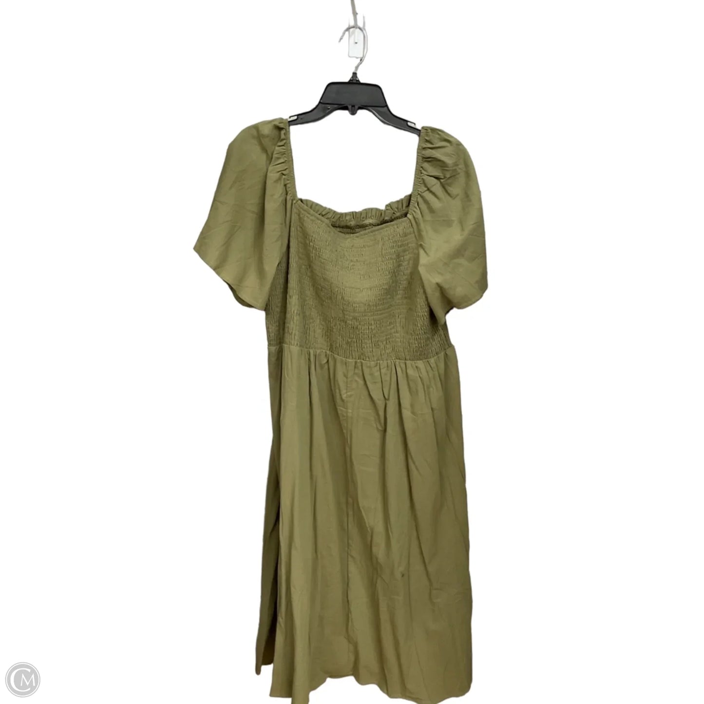 Dress Casual Midi By Bloomchic In Green, Size: 1x