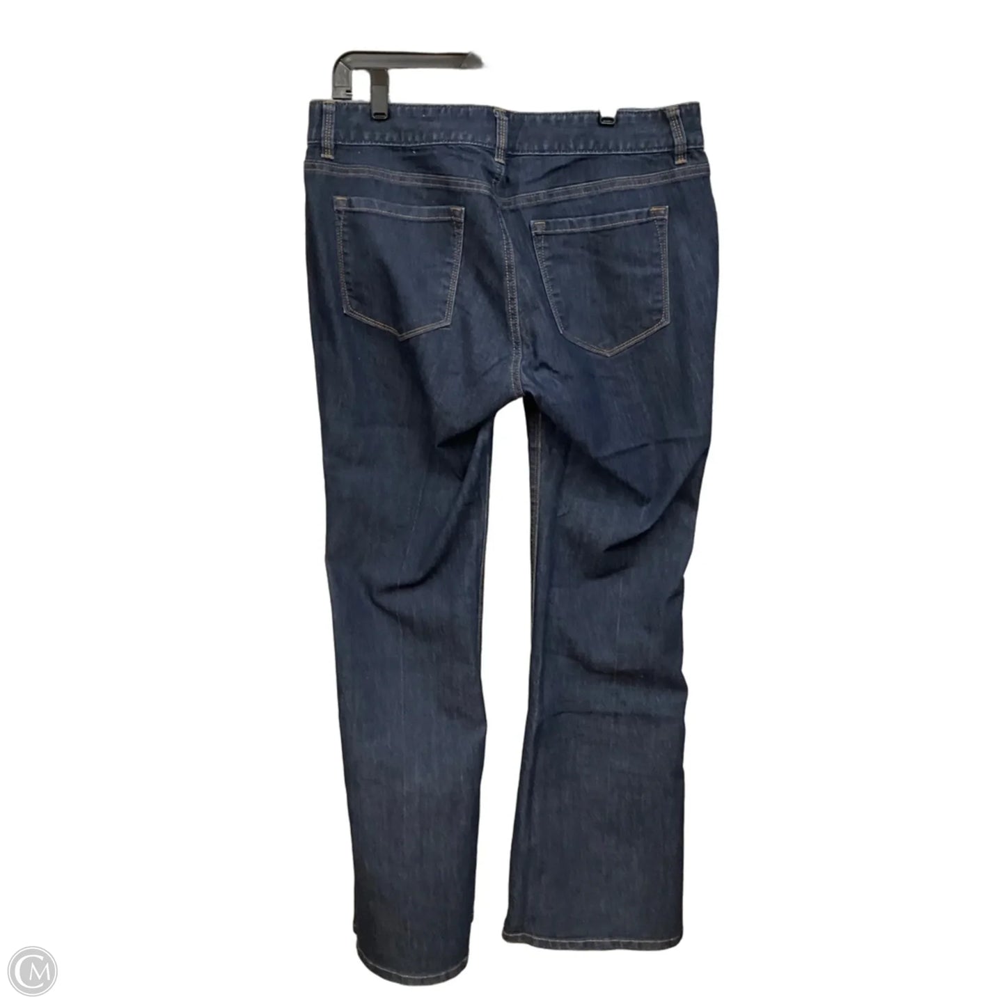 Jeans Flared By Loft In Blue Denim, Size: 10