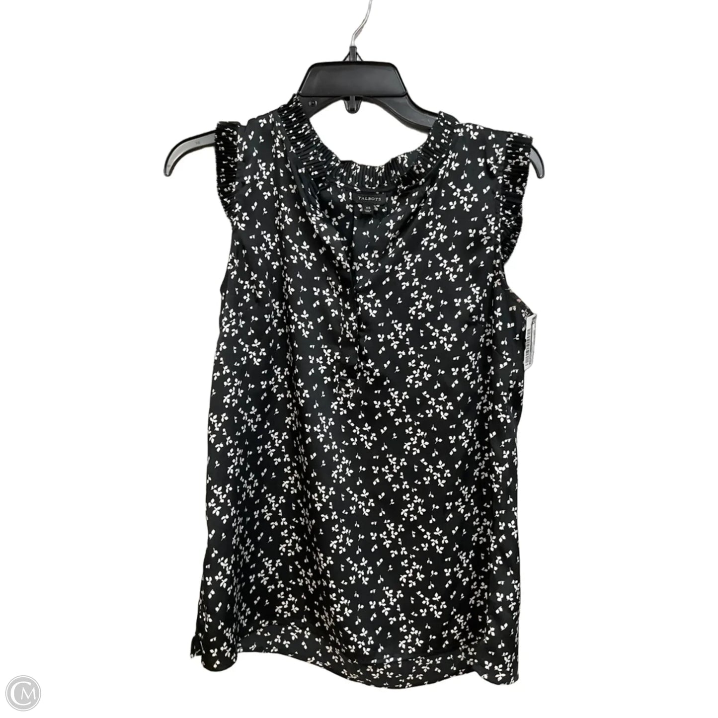 Top Sleeveless By Talbots In Floral Print, Size: Xs
