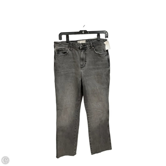 Jeans Wide Leg By Free People In Black Denim, Size: 12