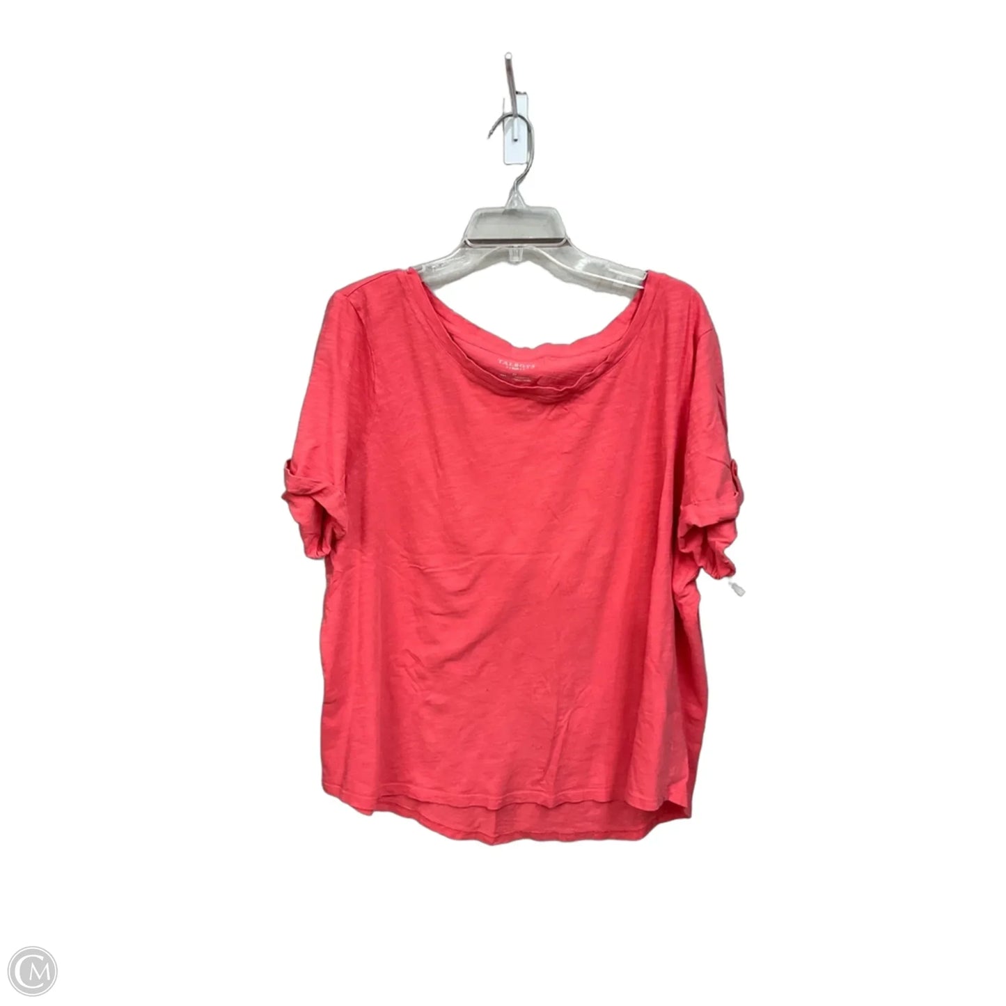 Top Short Sleeve Basic By Talbots In Red, Size: 3x