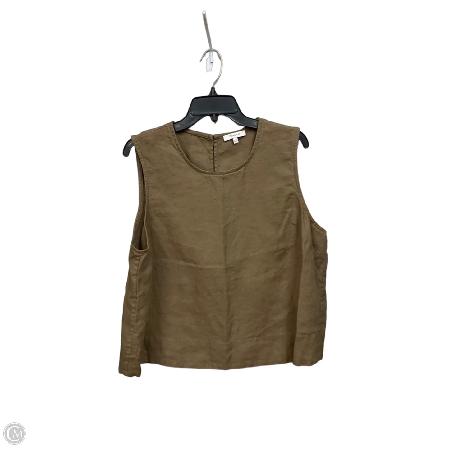 Top Sleeveless By Madewell In Green, Size: Xxl