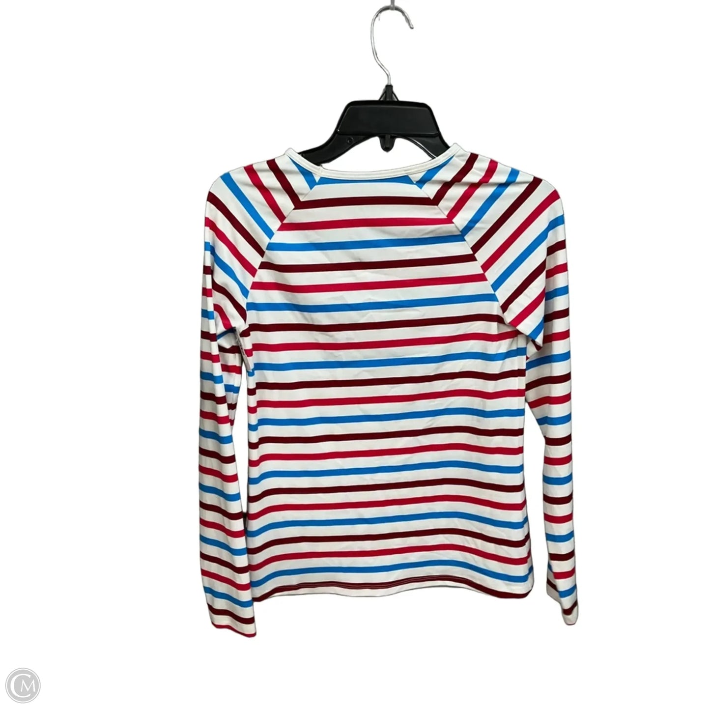 Top Long Sleeve By Spanx In Striped Pattern, Size: S