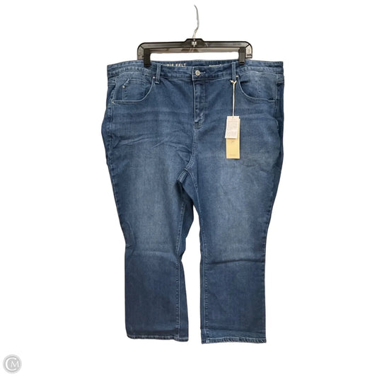 Jeans Flared By Laurie Felt In Blue Denim, Size: 24