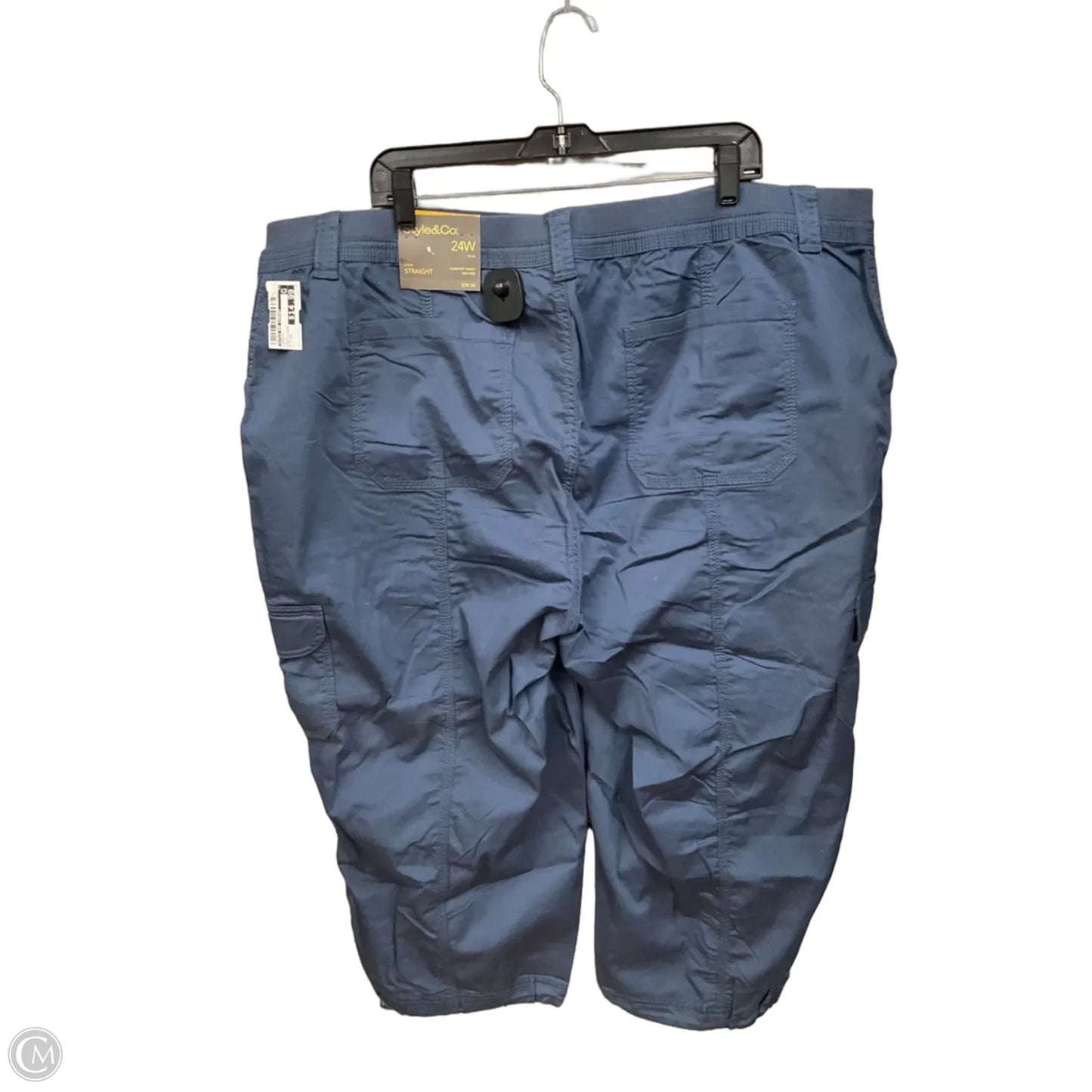 Capris By Style And Company In Blue, Size: 24