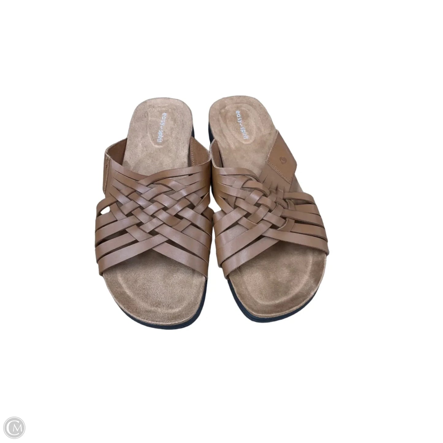 Sandals Flats By Easy Spirit In Tan, Size: 10