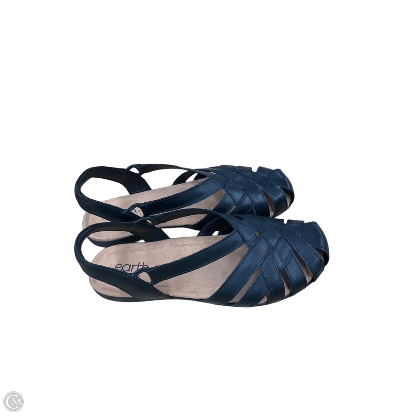 Sandals Flats By Earth In Black, Size: 10