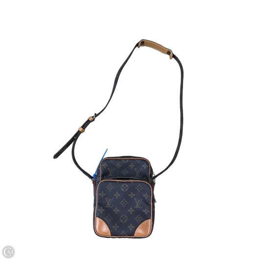 Backpack Luxury Designer By Louis Vuitton, Size: Small