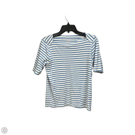 Top Short Sleeve By L.l. Bean In Striped Pattern, Size: S