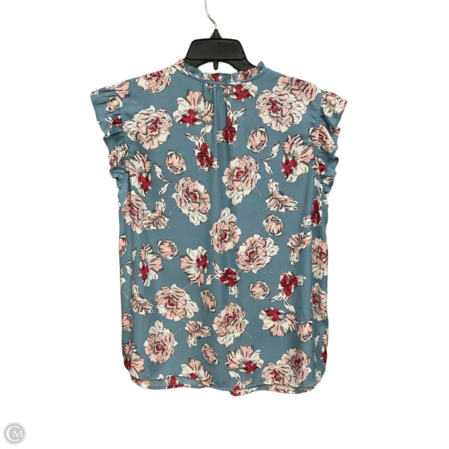 Blouse Sleeveless By Daniel Rainn In Floral Print, Size: Xl
