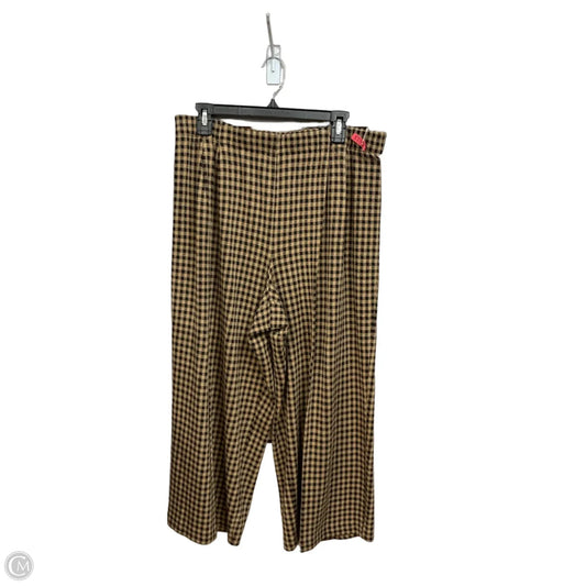 Pants Dress By J. Jill In Plaid Pattern, Size: 12