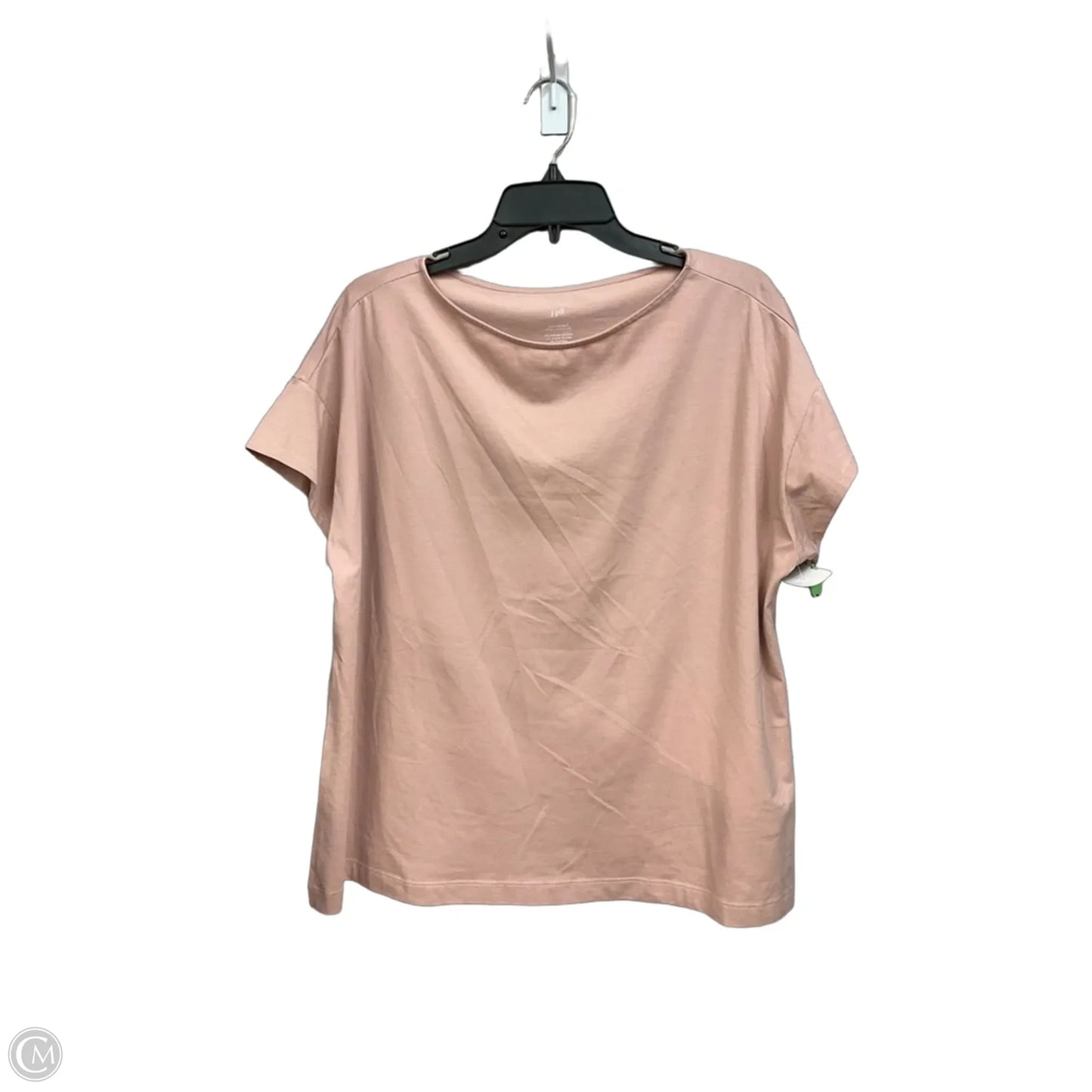 Top Short Sleeve Basic By J. Jill In Pink, Size: Xl